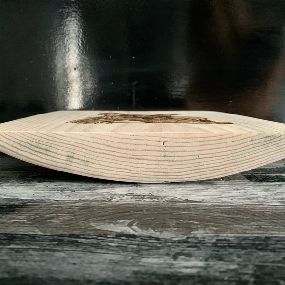 SOLD Hand Wood Burned Art. . - Picture 3 of 4